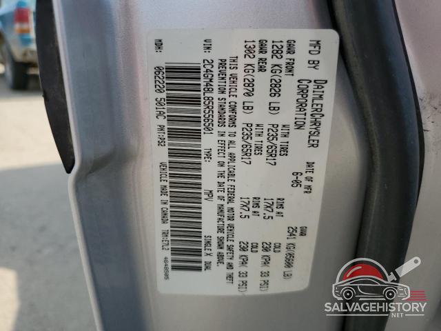 2C4GM48L85R556501 2005 CHRYSLER All Models photo no. 12