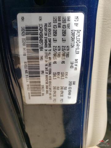 1C4GP45R64B571964 2004 CHRYSLER MINIVAN photo no. 12