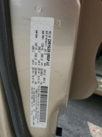 2C4RC1BG3CR386888 2012 CHRYSLER MINIVAN photo no. 13