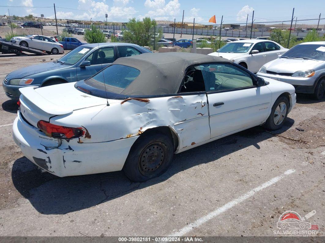3C3EL45H9YT239357 2000 CHRYSLER SEBRING photo no. 4