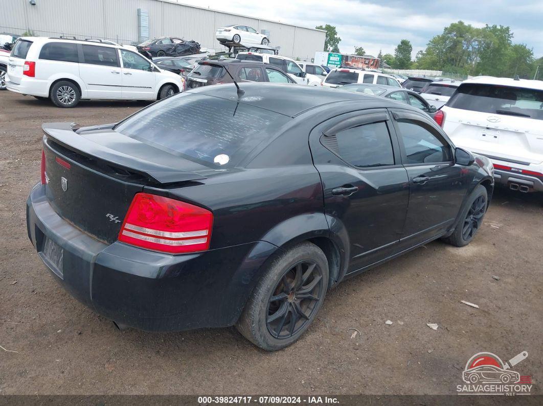 1B3LC76M48N671095 2008 DODGE AVENGER photo no. 4