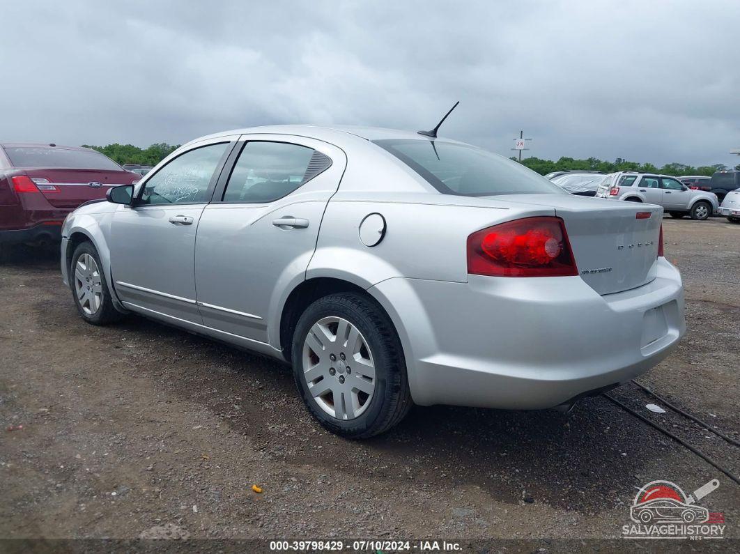1C3CDZAG4CN269843 2012 DODGE AVENGER photo no. 3