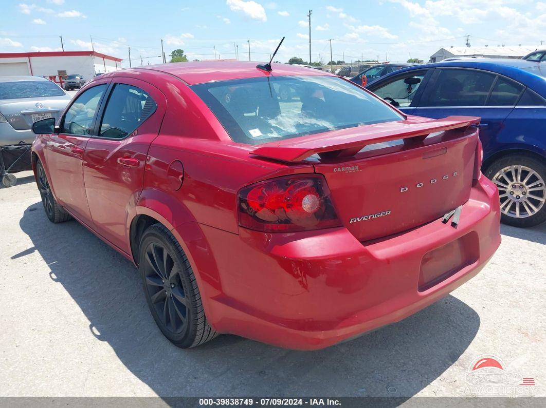 1C3CDZABXEN234683 2014 DODGE AVENGER photo no. 3