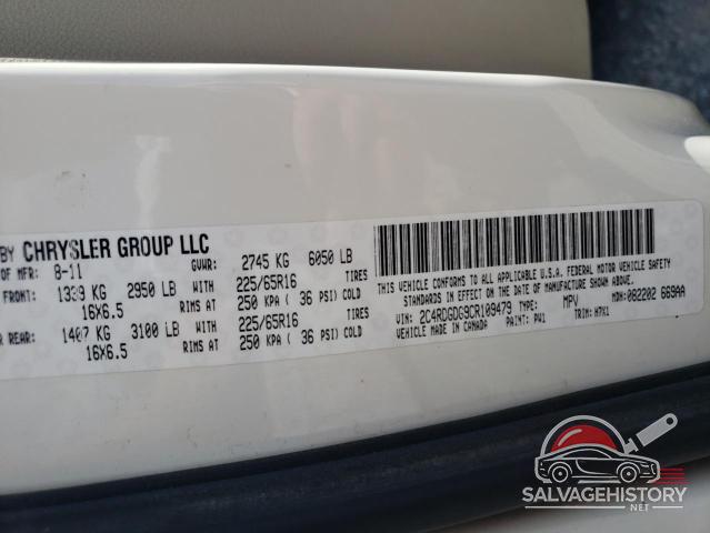 2C4RDGDG9CR109479 2012 DODGE CARAVAN photo no. 13