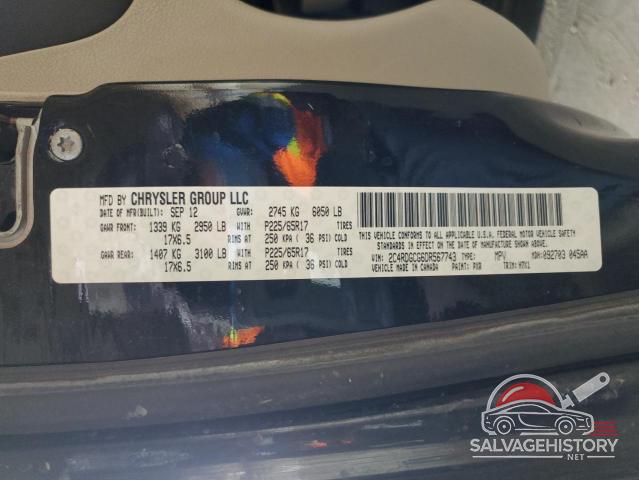 2C4RDGCG6DR567743 2013 DODGE CARAVAN photo no. 13