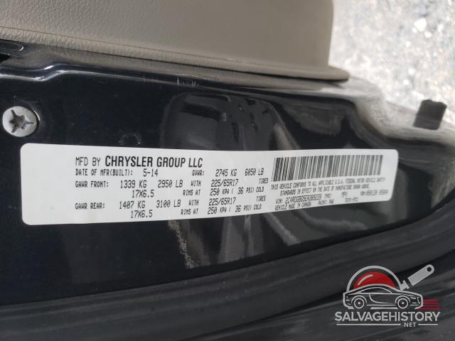 2C4RDGBG5ER389228 2014 DODGE CARAVAN photo no. 10