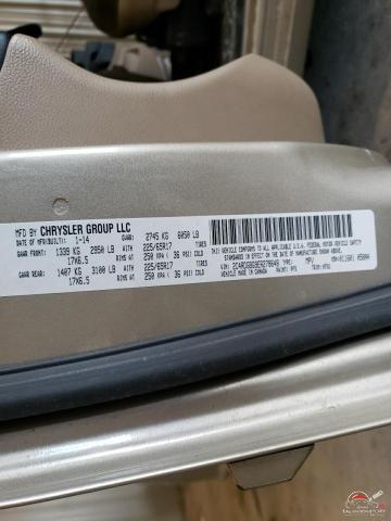 2C4RDGBG9ER278648 2014 DODGE CARAVAN photo no. 13
