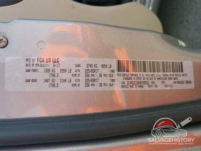 2C4RDGCG0HR799762 2017 DODGE CARAVAN photo no. 14