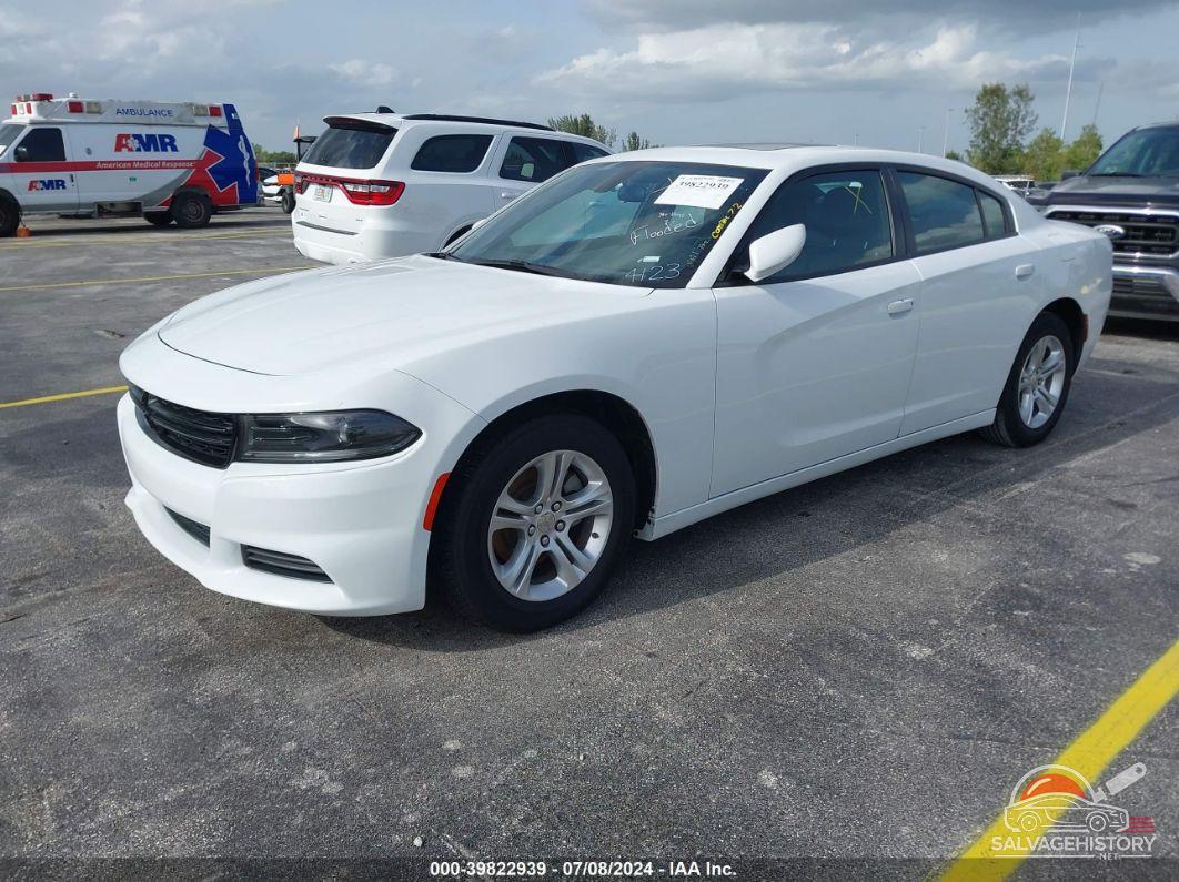 2C3CDXBG8NH220210 2022 DODGE CHARGER photo no. 2