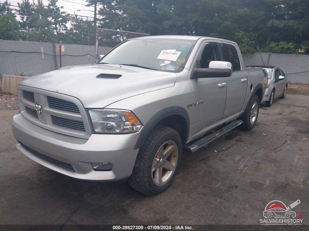 1D7RV1CT8AS258038 2010 DODGE RAM 1500 photo no. 2