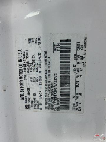 1FTRF17293NA22752 2003 FORD All Models photo no. 12