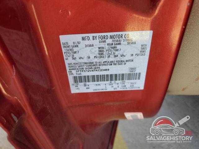 1FTPX12V47KC23469 2007 FORD All Models photo no. 12
