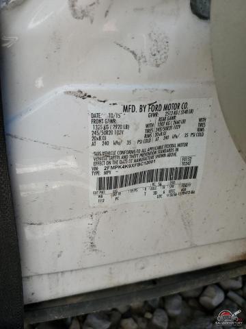 2FMPK4K9XFBC12001 2015 FORD EDGE photo no. 13