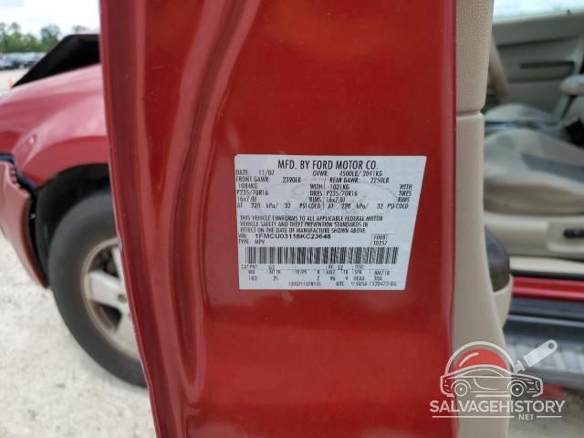 1FMCU03118KC23648 2008 FORD ESCAPE photo no. 12
