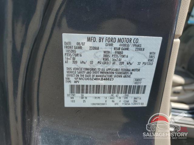 1FMCU03Z48KB48823 2008 FORD ESCAPE photo no. 13