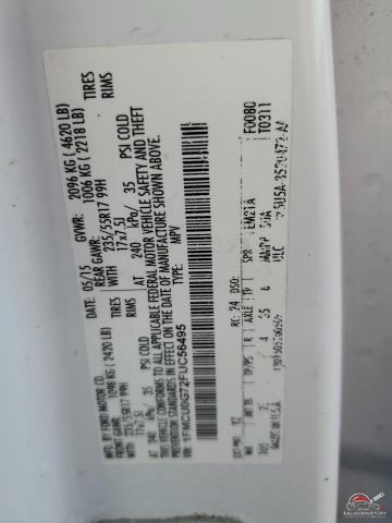 1FMCU0G72FUC56495 2015 FORD ESCAPE photo no. 13