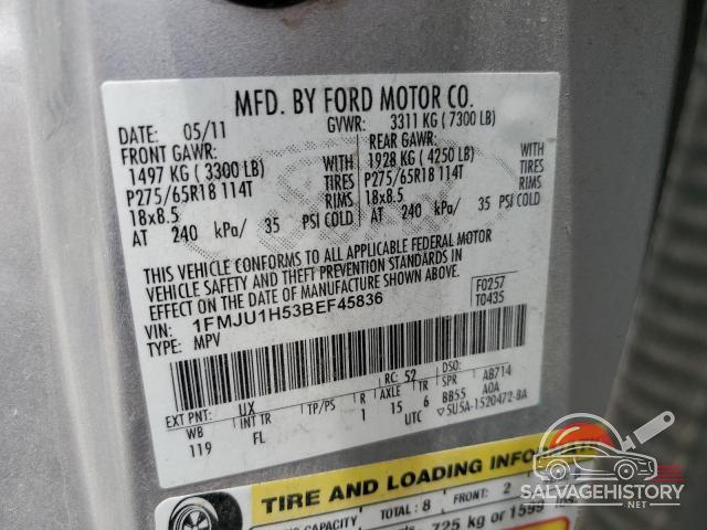 1FMJU1H53BEF45836 2011 FORD EXPEDITION photo no. 13