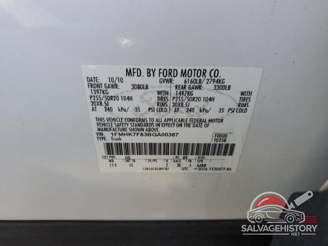 1FMHK7F83BGA00387 2011 FORD EXPLORER photo no. 13