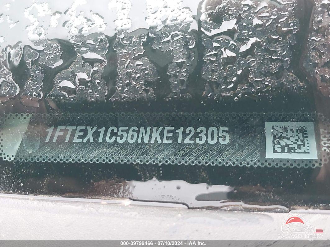1FTEX1C56NKE12305 2022 FORD F-150 photo no. 9