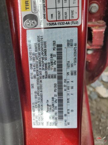 3FADP4EJ9GM103761 2016 FORD FIESTA photo no. 12