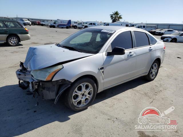 1FAHP35N88W171159 2008 FORD FOCUS photo no. 2