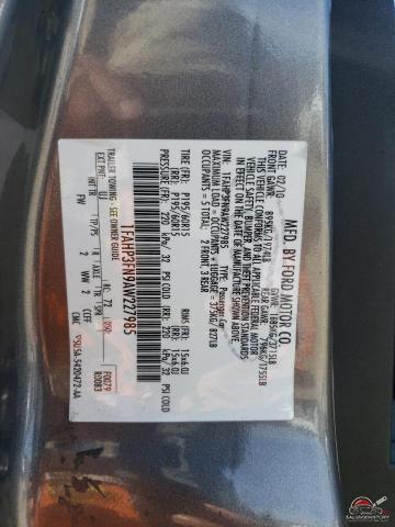 1FAHP3FN9AW227985 2010 FORD FOCUS photo no. 12