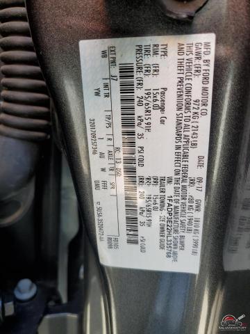 1FADP3E22HL335768 2017 FORD FOCUS photo no. 12