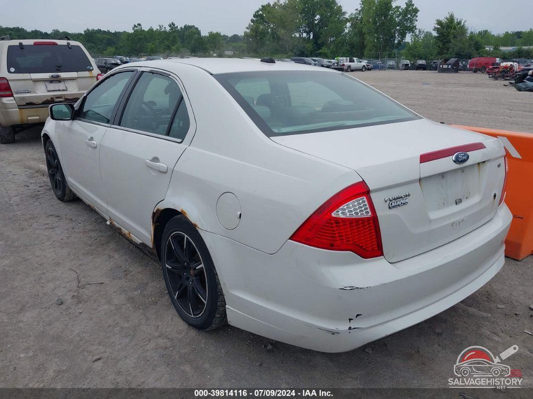 3FAHP0HA0AR309549 2010 FORD FUSION photo no. 3