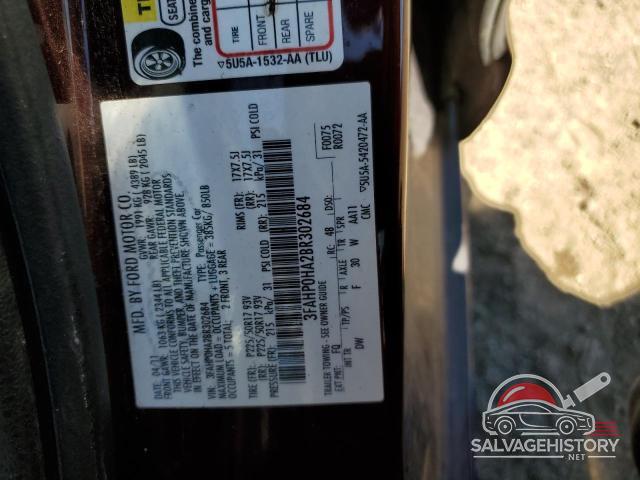 3FAHP0HA2BR302684 2011 FORD FUSION photo no. 12
