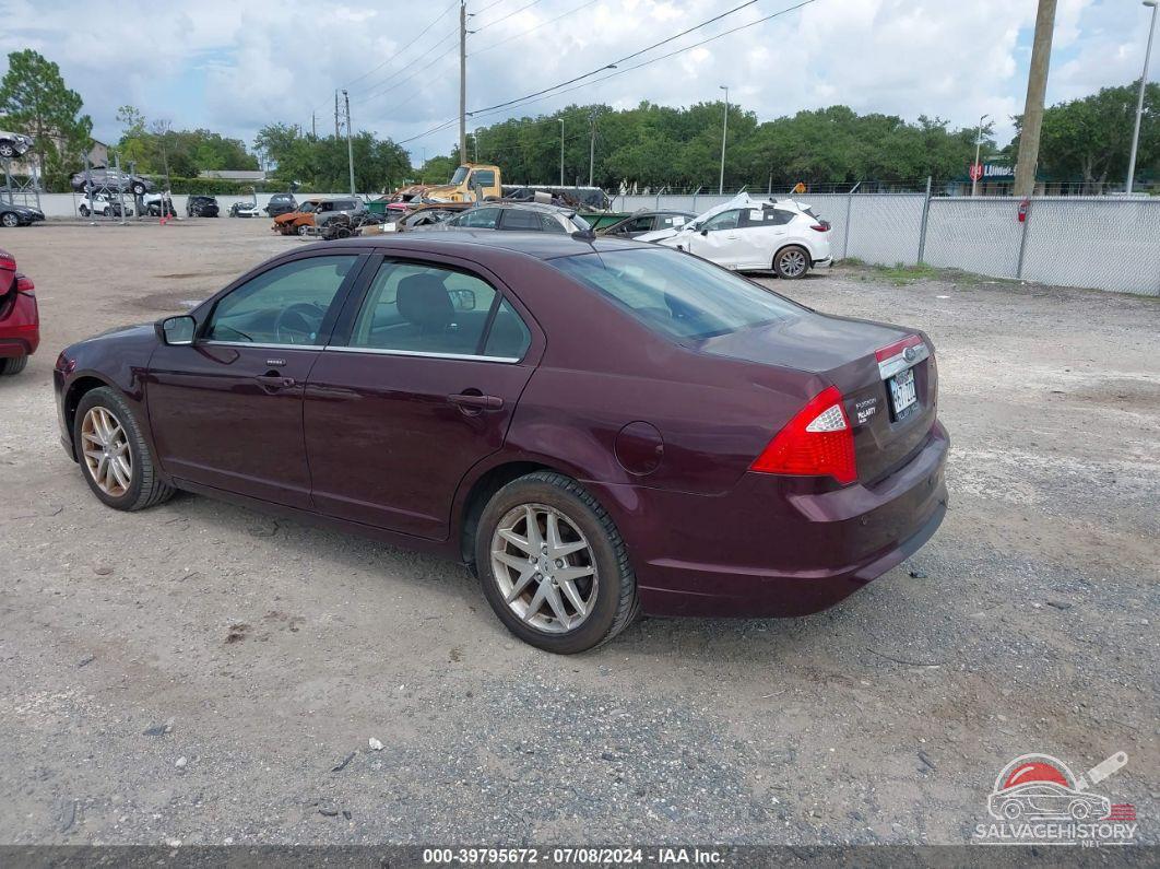 3FAHP0JA8BR214605 2011 FORD FUSION photo no. 3