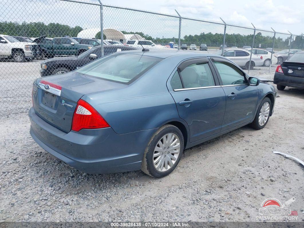 3FADP0L37CR426930 2012 FORD FUSION HYBRID photo no. 4