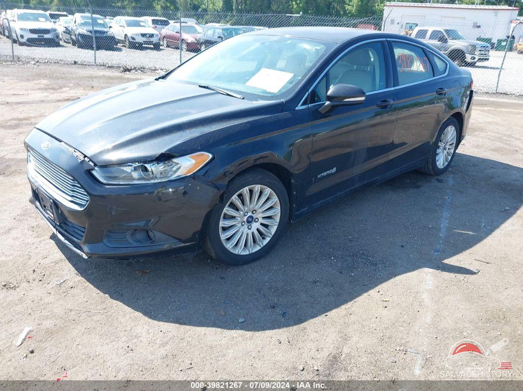 3FA6P0LU1DR147105 2013 FORD FUSION HYBRID photo no. 2