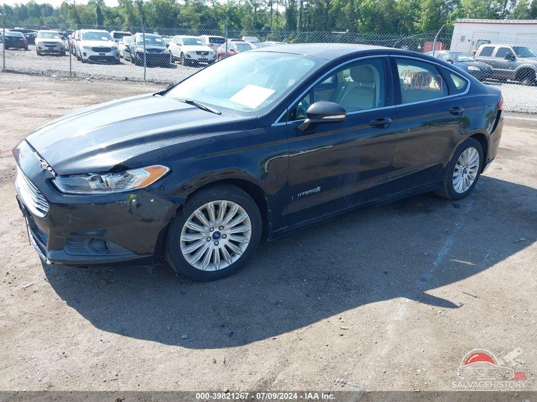 3FA6P0LU1DR147105 2013 FORD FUSION HYBRID photo no. 6