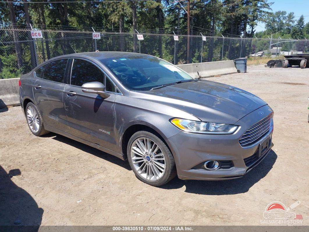 3FA6P0LU0ER227738 2014 FORD FUSION HYBRID photo no. 7