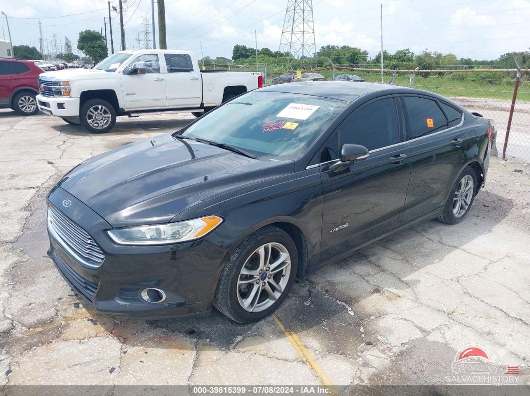 3FA6P0LU6FR228703 2015 FORD FUSION HYBRID photo no. 2