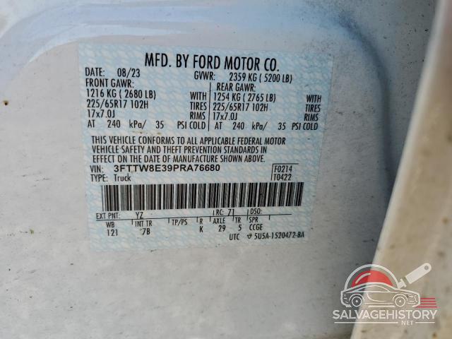 3FTTW8E39PRA76680 2023 FORD MAVERICK photo no. 12