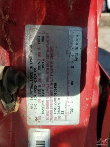 1ZVLT22B8T5106439 1996 FORD PROBE photo no. 12