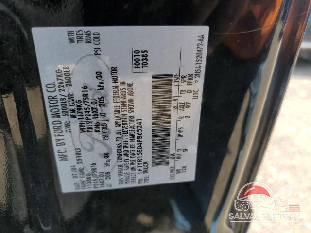1FTYR15E04PB65241 2004 FORD RANGER photo no. 12