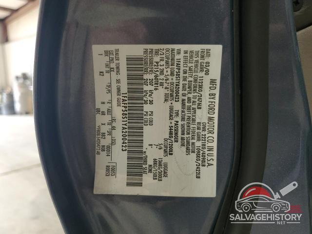 1FAFP58S1YA200423 2000 FORD TAURUS photo no. 12