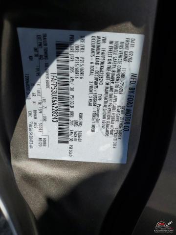 1FAFP53UX6A228243 2006 FORD TAURUS photo no. 12