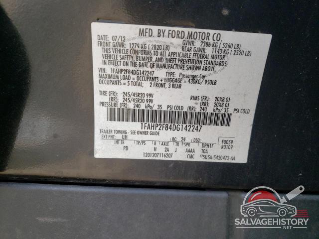 1FAHP2F84DG142247 2013 FORD TAURUS photo no. 13
