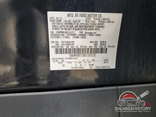1FAHP2KT1DG135573 2013 FORD TAURUS photo no. 12