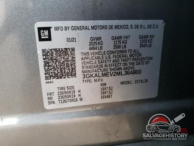 3GKALMEV2ML364800 2021 GMC TERRAIN photo no. 13