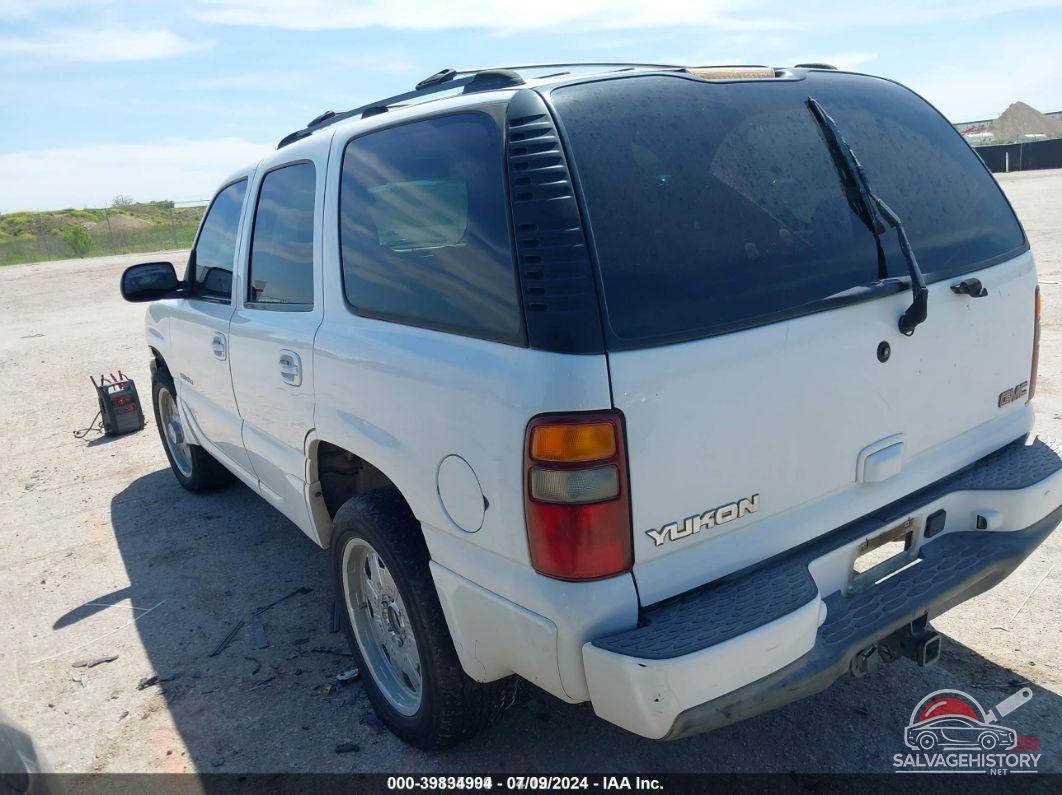 1GKEK63U12J148869 2002 GMC YUKON photo no. 3