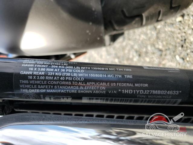 1HD1YDJ27MB024633 2021 HARLEY-DAVIDSON FLSL photo no. 9