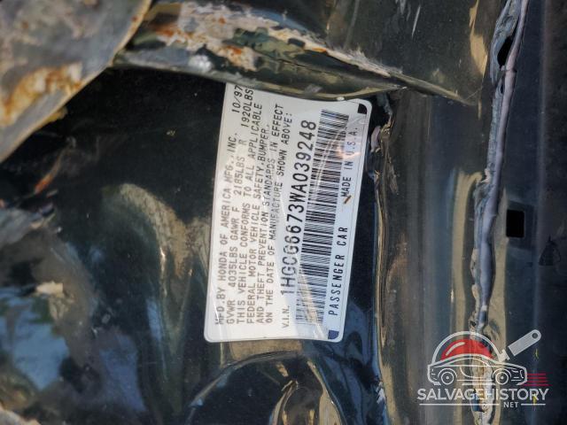 1HGCG6673WA039248 1998 HONDA ACCORD photo no. 13