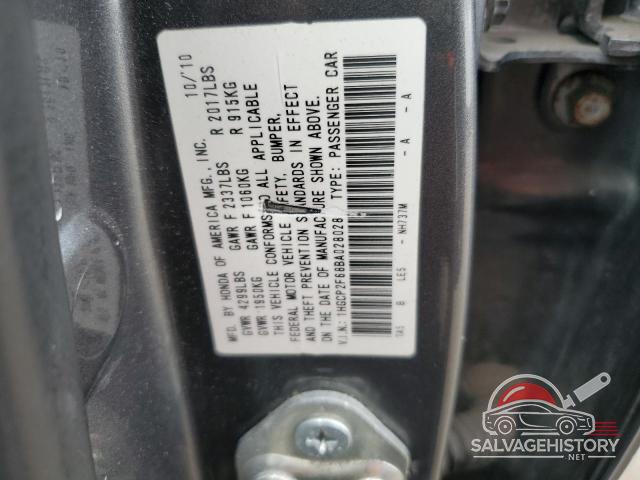1HGCP2F68BA028028 2011 HONDA ACCORD photo no. 12
