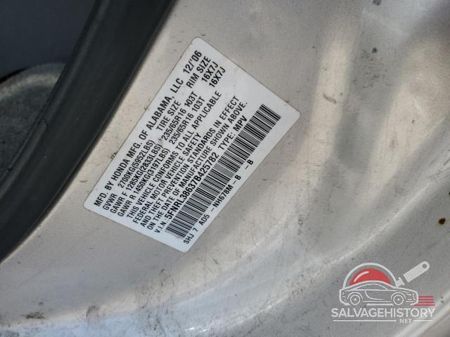 5FNRL38637B425782 2007 HONDA All Models photo no. 13