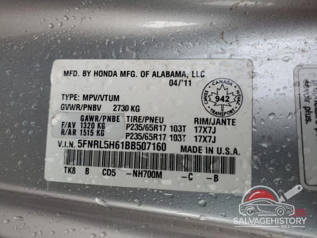 5FNRL5H61BB507160 2011 HONDA All Models photo no. 13