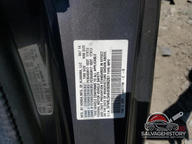 5FNRL5H64EB096261 2014 HONDA All Models photo no. 13